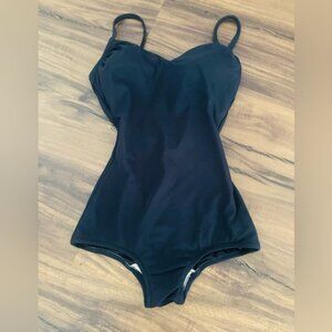 Black One-Piece Swimsuit